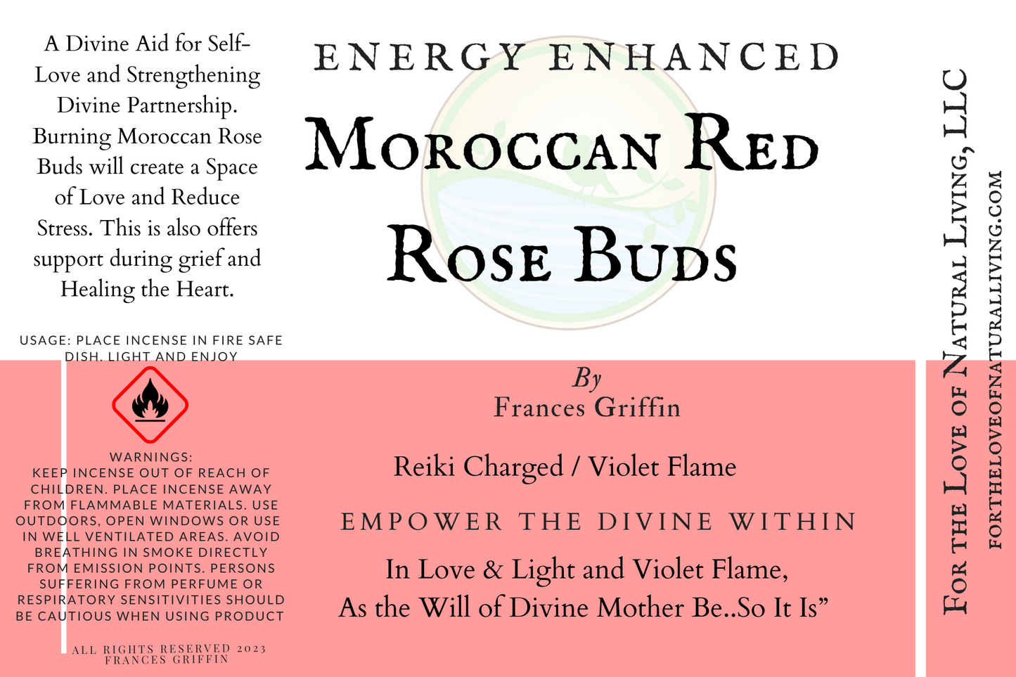 Moroccan Red Rose Buds - For the Love of Natural Living, LLC 