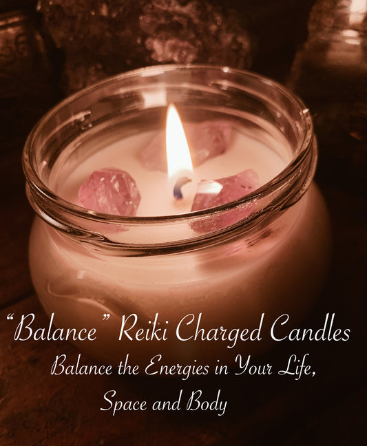 Balance Reiki Charged Candles - For the Love of Natural Living, LLC 