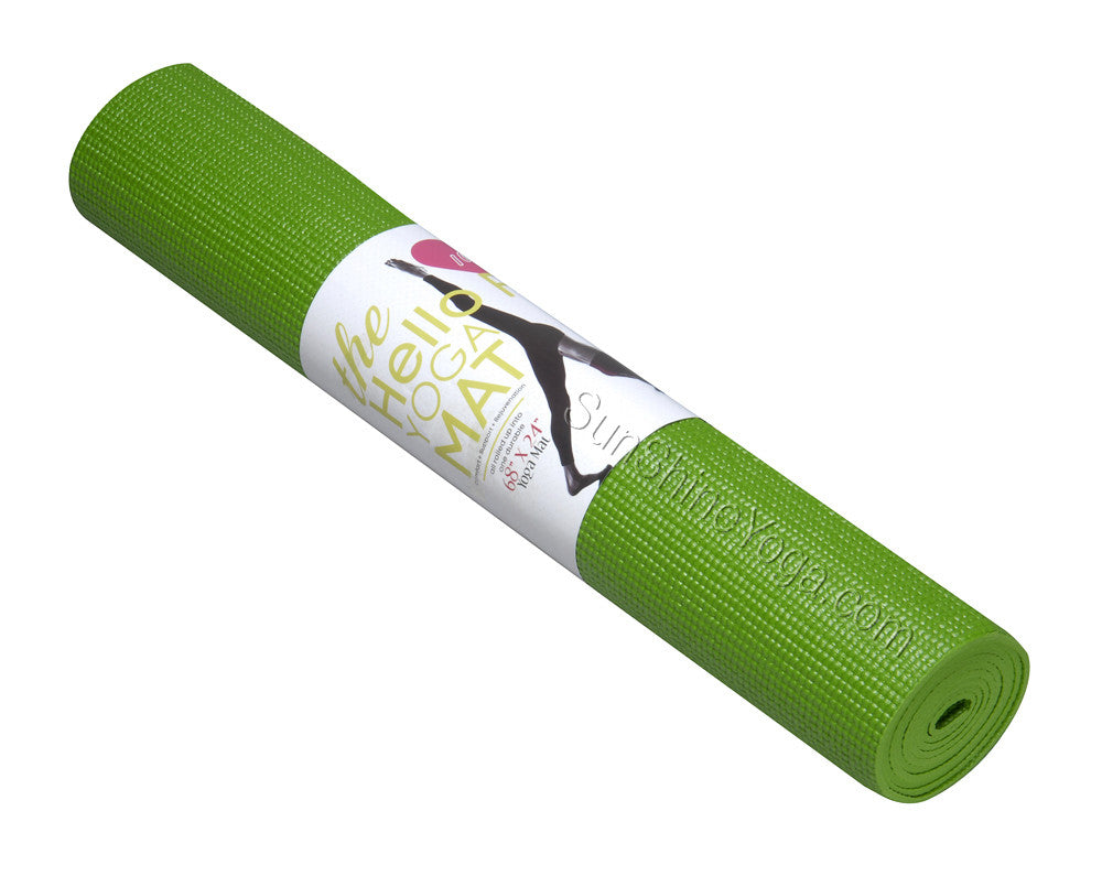 The Hello Fit standard Yoga Mat (68 X 24 X 1/8) – For the Love of  Natural Living, LLC